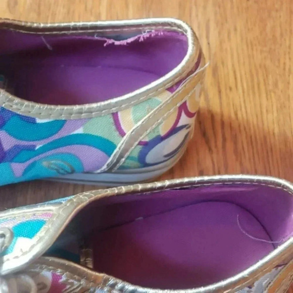 Coach Dee Pop Graffiti Signature Sneaker 6M Y2K Dopamine Old Money Retro - Picture 8 of 8